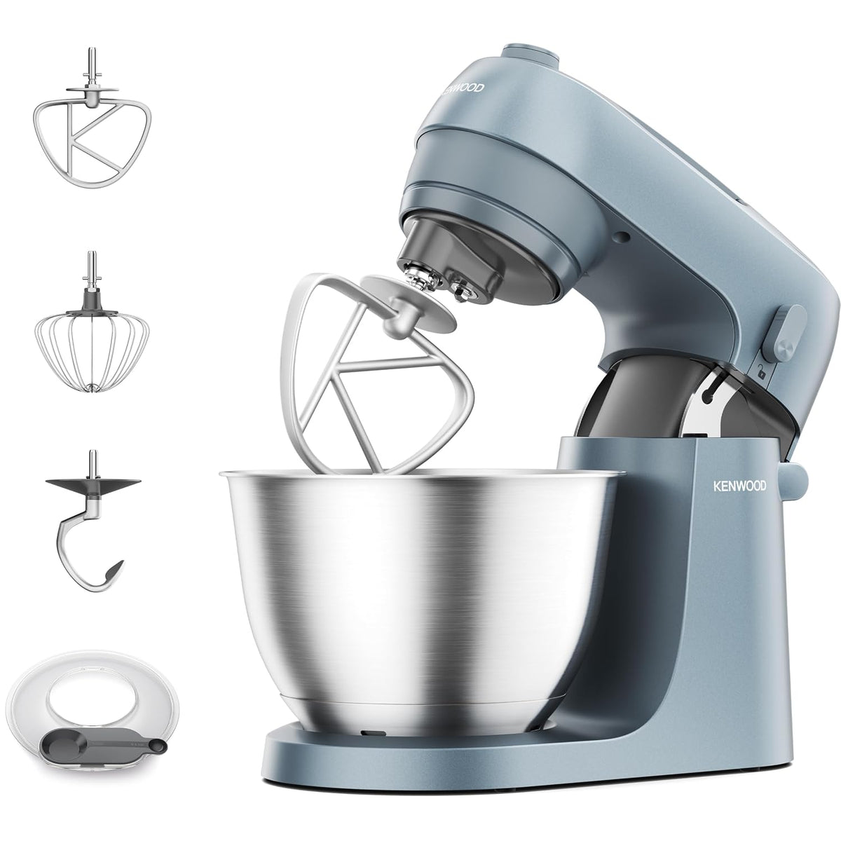 Stand Mixer 4.2 Qt 800W 6 Speeds Storm Blue