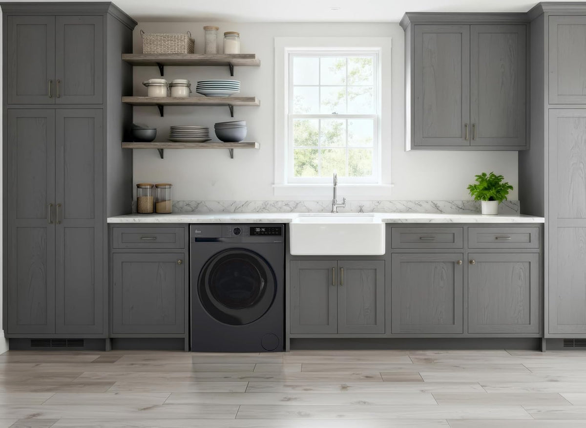 Freestanding Washer Dryer 17.6/11lb 1400rpm 16 Programs WiFi Graphite