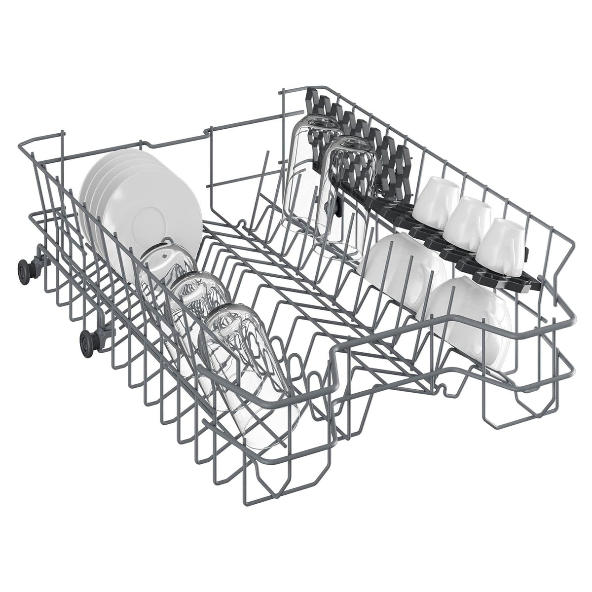 Freestanding Dishwasher 4 Place Settings 17.6in White E Rated