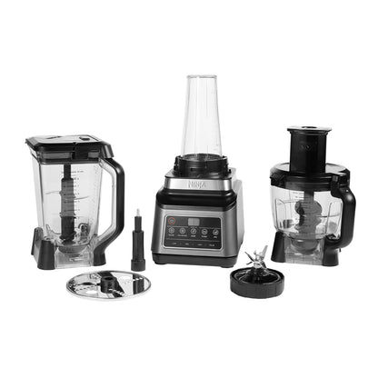 3-In-1 Food Processor And Blender With 5 Automatic Programs 1.9 Qt Black