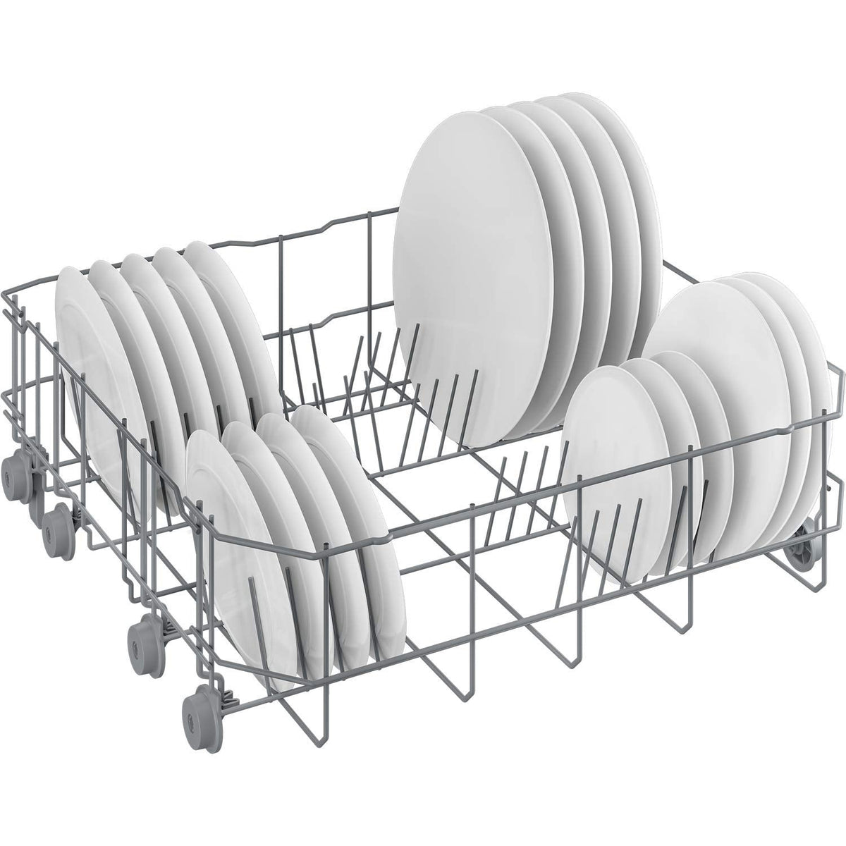 Freestanding Dishwasher 13 Place Settings 49dB Mini 30 Program LED Display White