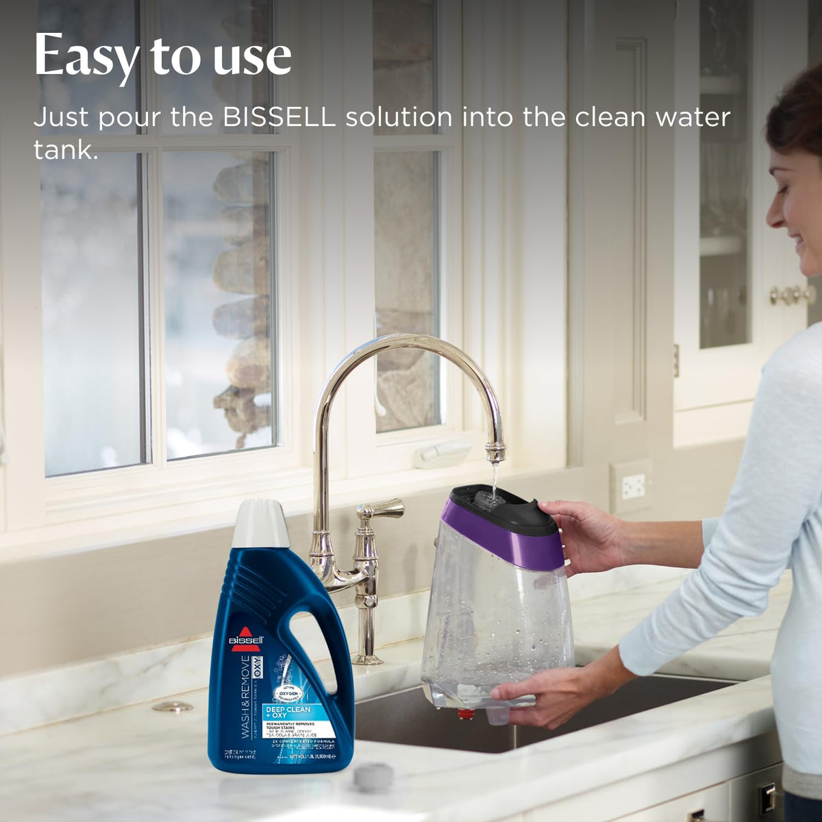 Carpet Cleaning Solution 1.6 Qt Oxy Stain Remover Fresh Scent