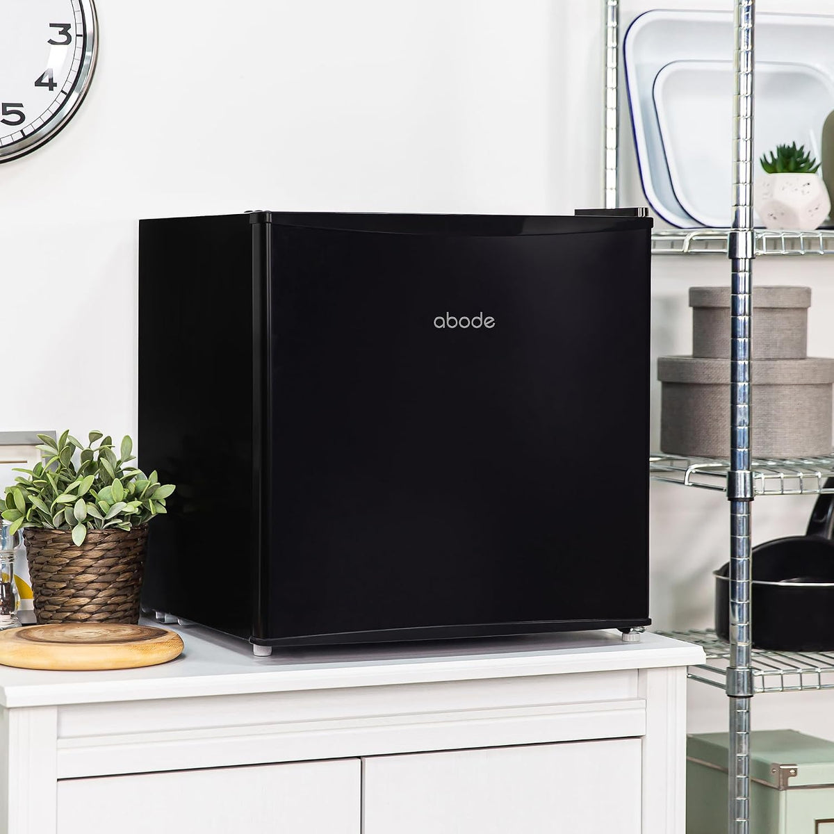 Table Top Mini Freezer 1.1 cu ft Black Freestanding