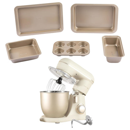 Stand Mixer 5.3 Qt 6-Speed 1200W Pulse Blue