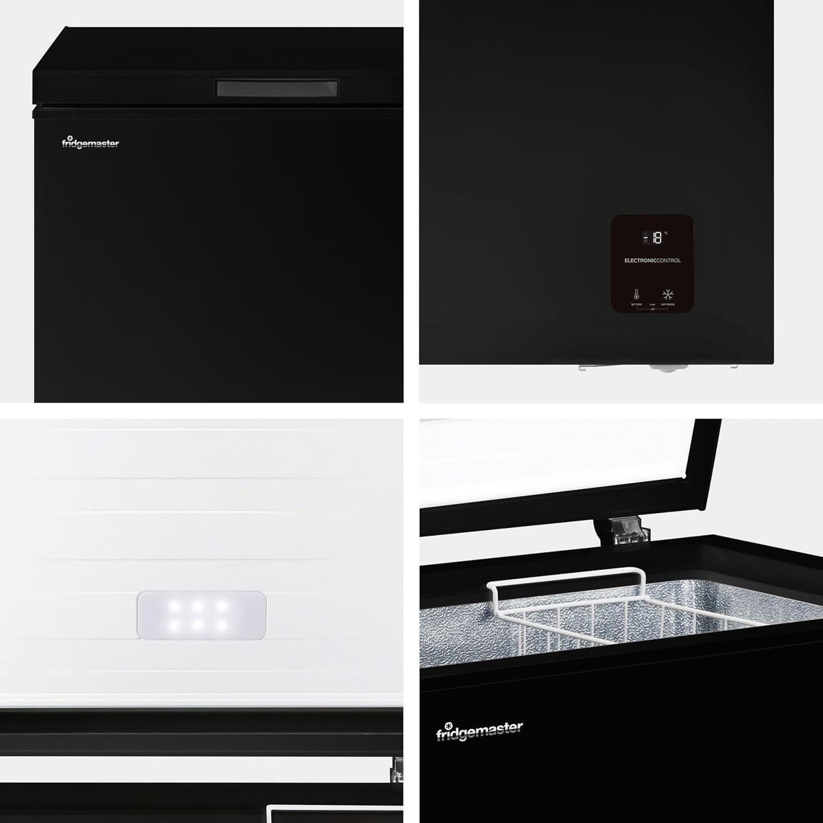 Chest Freezer 5 cu ft 4 Star Winter Guard Black