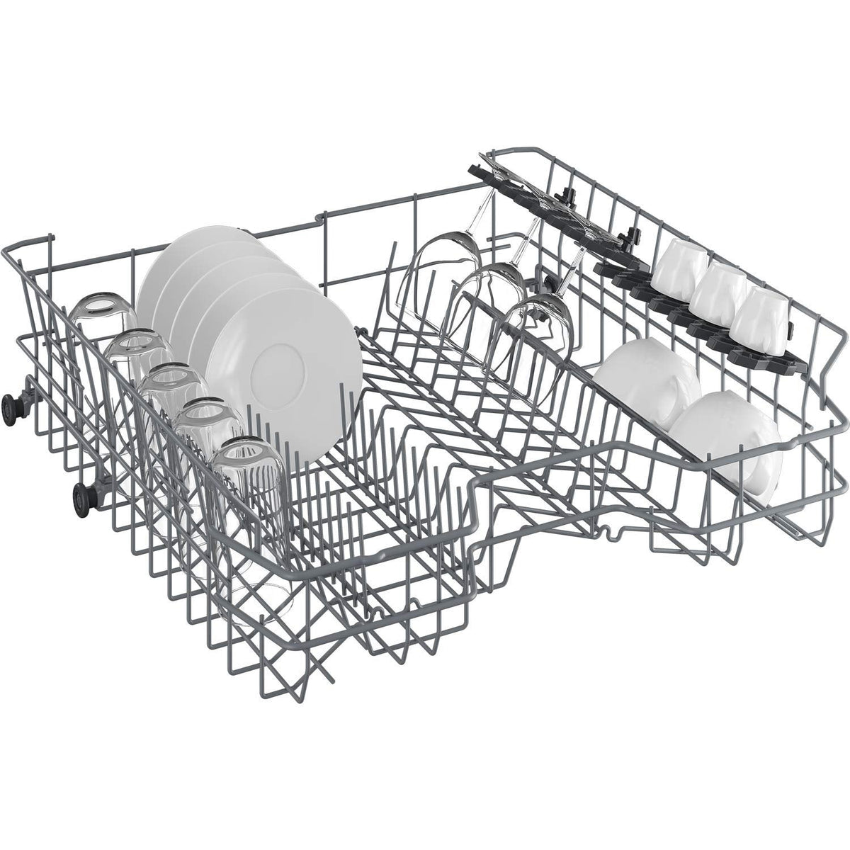 Freestanding Dishwasher 13 Place Settings 49dB Mini 30 Program LED Display White