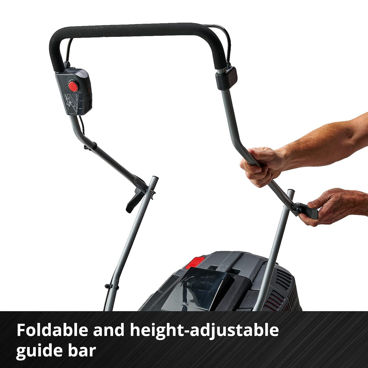 Cordless Lawn Mower 16.9in 16.6 Gal Grass Box 6 Heights Mulching 36V 2 Batteries 2 Chargers