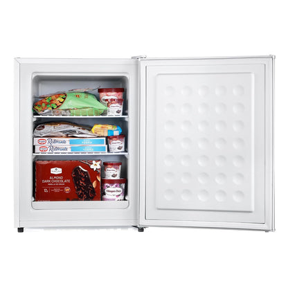 Mini Freezer 1.1 cu ft 4-Star Table Top With Reversible Door White