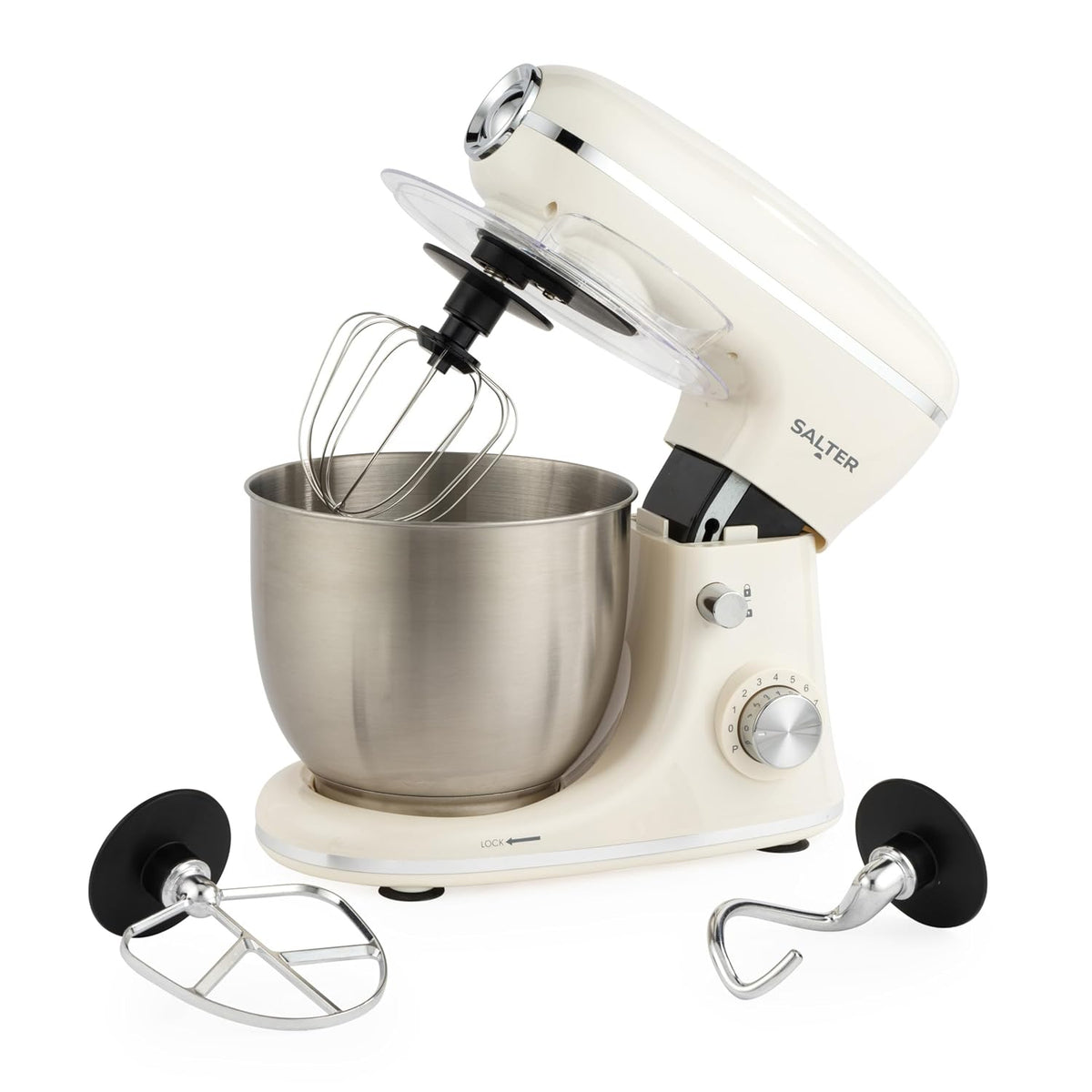 Stand Mixer 5.3 Qt 1300W 8 Speed Cream