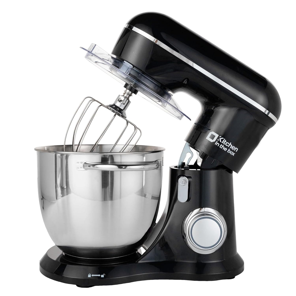 Stand Mixer 1300W 6.3 Qt 10 Speeds Pulse Function Black