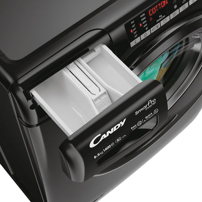 Freestanding Washer Dryer 17.6lb 11lb 1400RPM LED Display Black