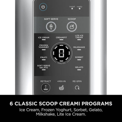 Ice Cream Maker 13 Functions 2x 16.2 fl oz Tubs Soft Serve Platinum