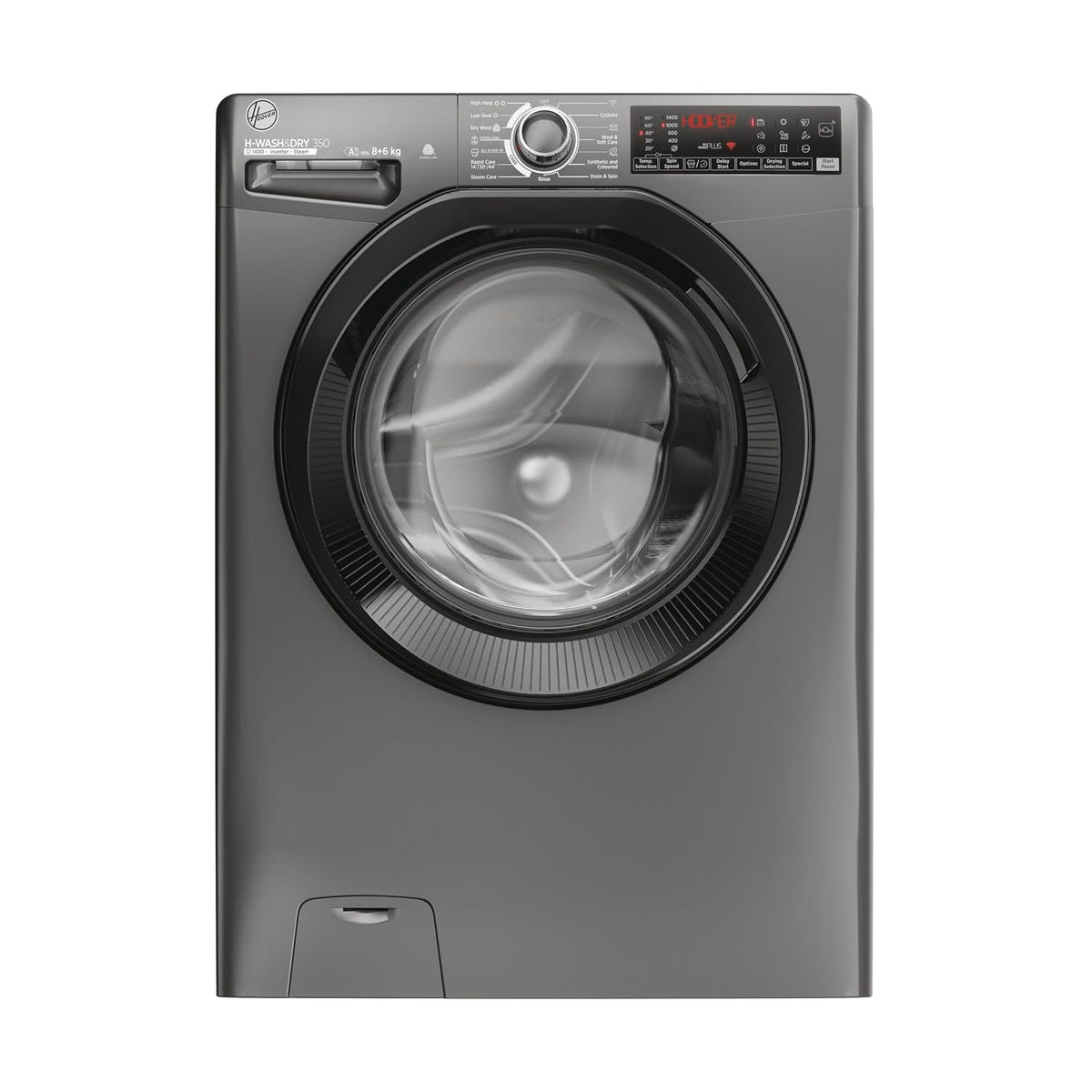 Freestanding Washer Dryer 19.8lb Wash 13.2lb Dry 1600Rpm Graphite