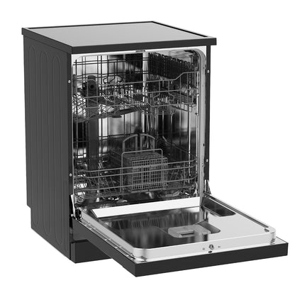 Freestanding Dishwasher 13 Place Settings 23.6in Black