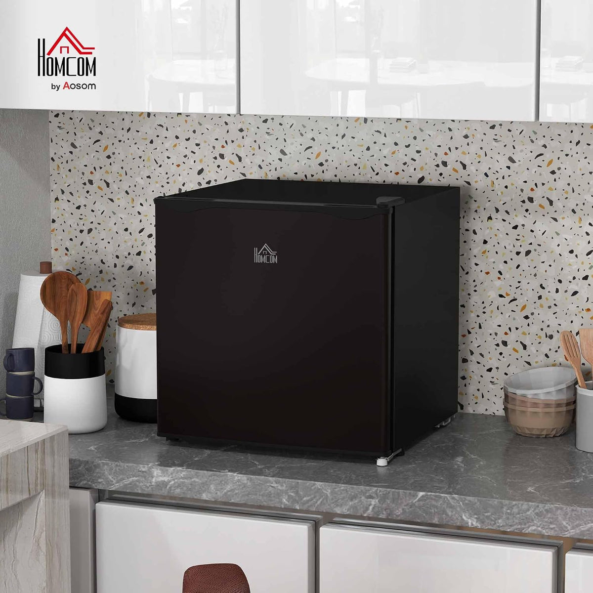 Freestanding Chest Freezer 1.2 cu ft Black