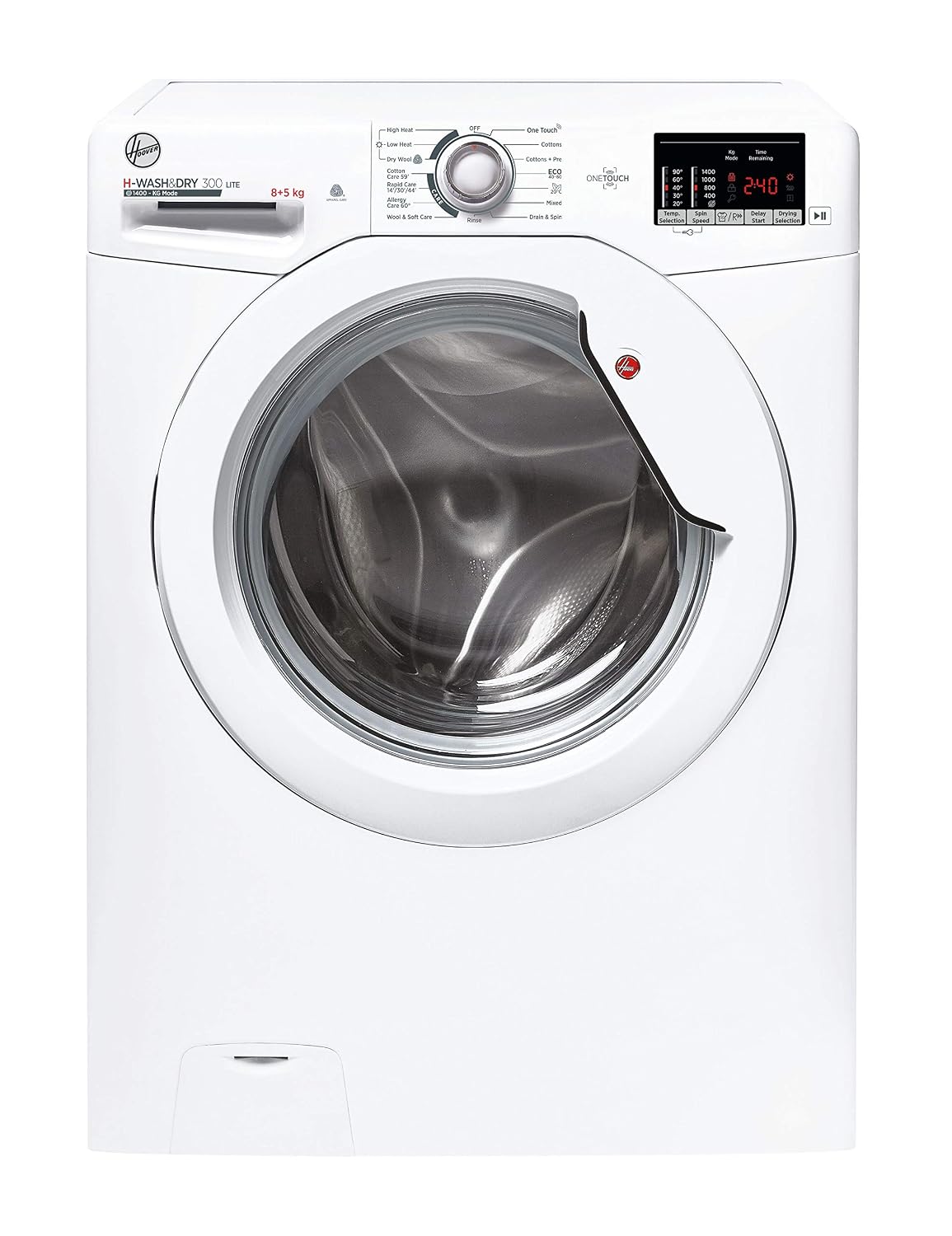 Freestanding Washer Dryer 19.8lb Wash 13.2lb Dry 1600Rpm Graphite