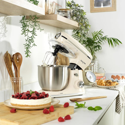 Stand Mixer 5.3 Qt 1300W 8 Speed Cream