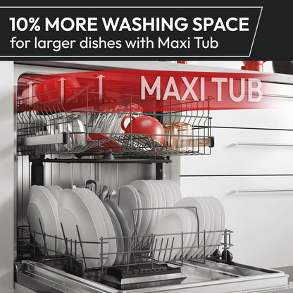 Freestanding Dishwasher 13 Place Settings 23.6in Black