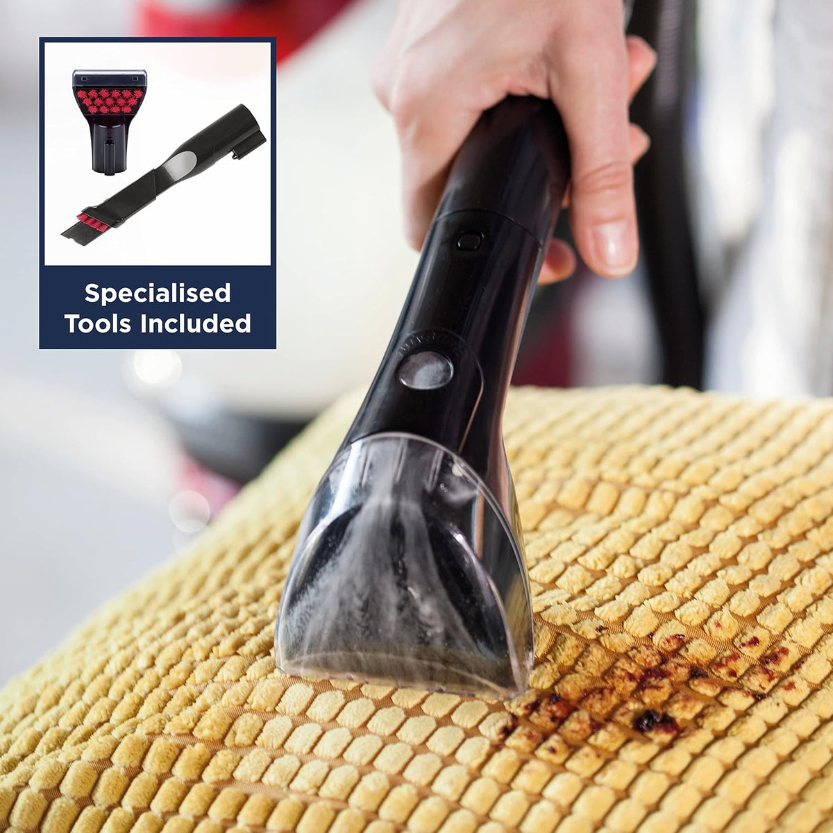 Carpet Cleaner ProHeat 2X Revolution With Heatwave Technology 3.9 Qt Red Black