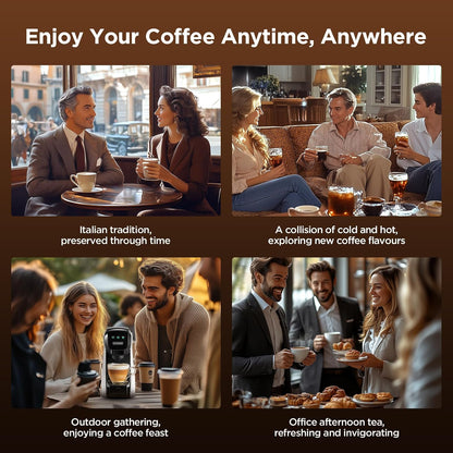 Pod Coffee Machine 5 In 1 20 Bar 0.8 Qt Black