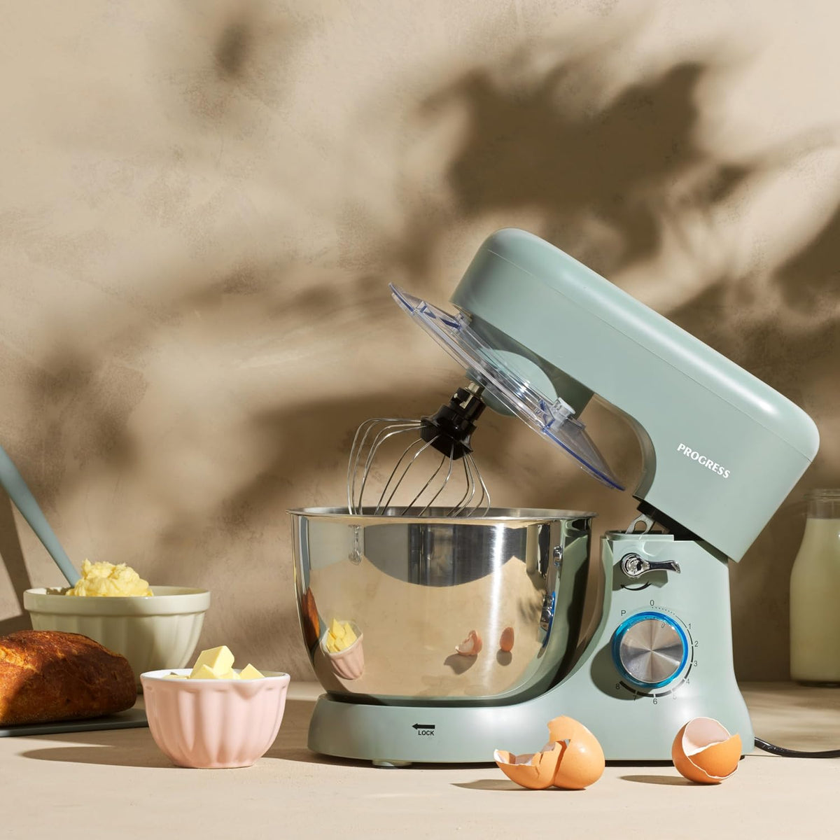 Stand Mixer 4.2 Qt 1300W 8 Speeds With Pulse Function Teal