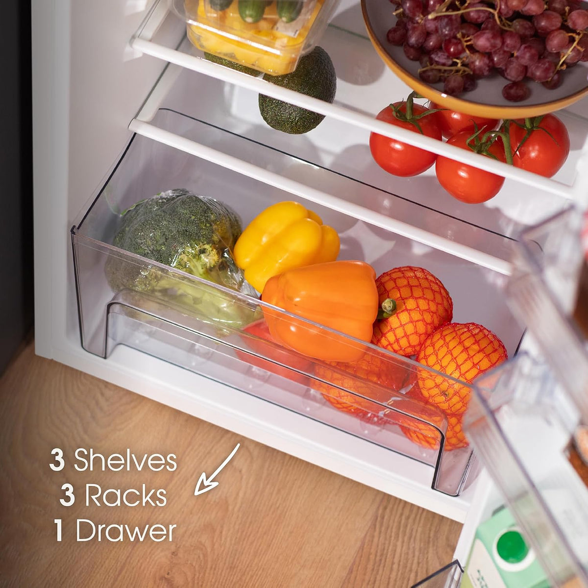 Freestanding Undercounter Fridge 4 cu ft 19.7in White