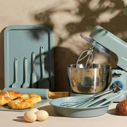 Stand Mixer 4.2 Qt 1300W 8 Speeds With Pulse Function Teal
