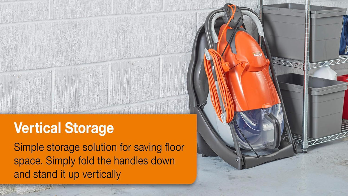 Corded Electric Hover Lawn Mower 1800W 14.2in 6.9 Gal 4 Heights Orange Gray