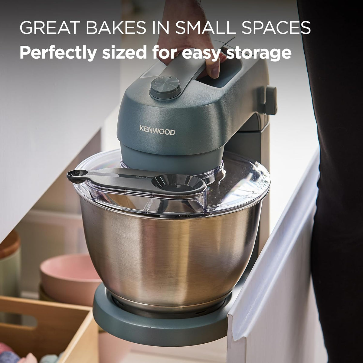 Stand Mixer 4.2 Qt 800W 6 Speeds Storm Blue