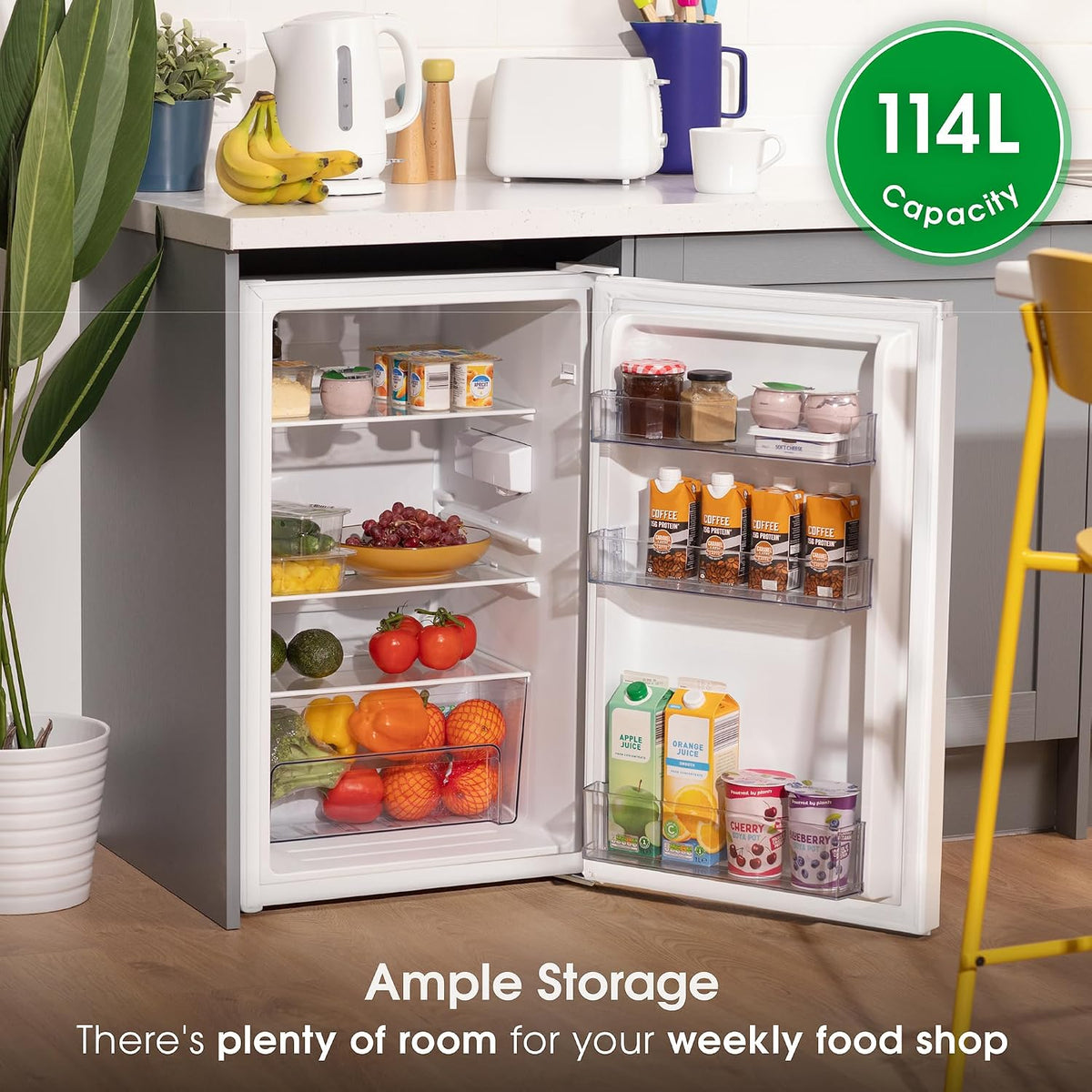 Freestanding Undercounter Fridge 4 cu ft 19.7in White