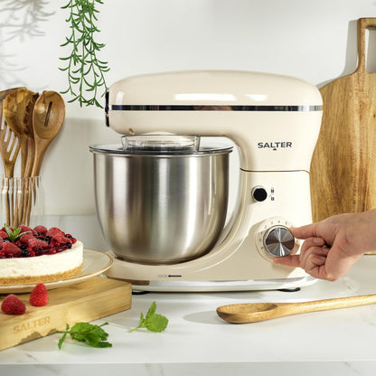 Stand Mixer 5.3 Qt 1300W 8 Speed Cream