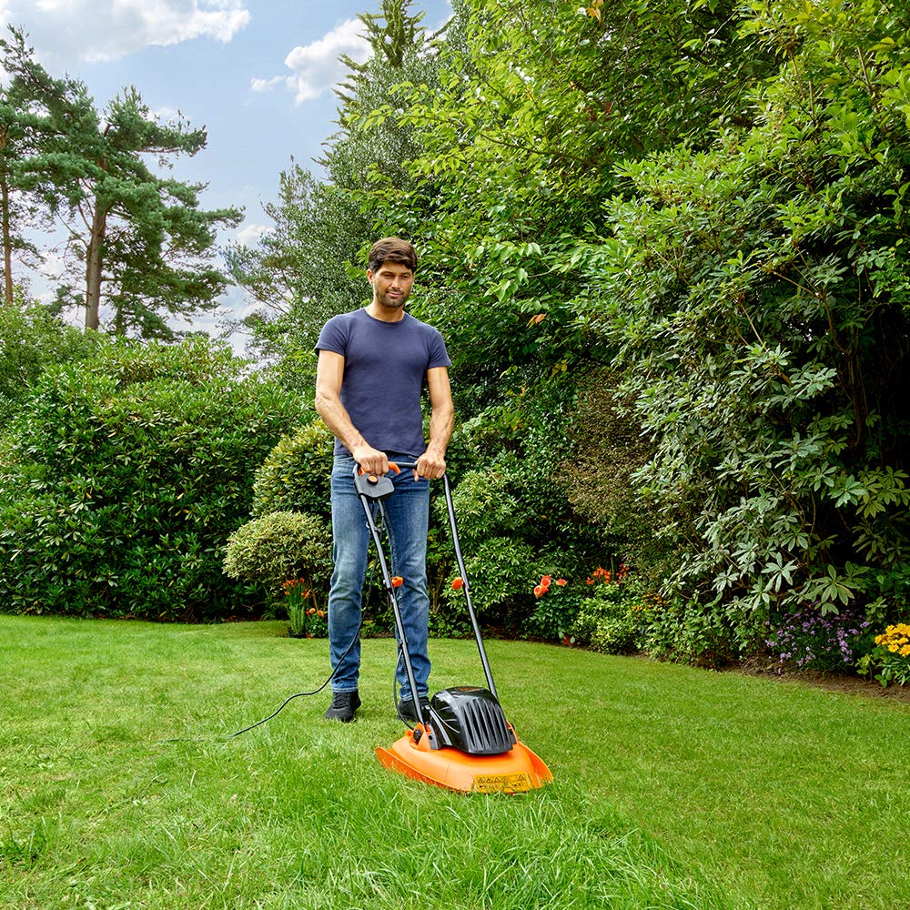 Electric Hover Mower 11.8in Deck 1200W Corded Compact Lightweight