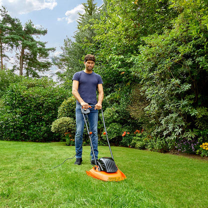 Electric Hover Mower 11.8in Deck 1200W Corded Compact Lightweight
