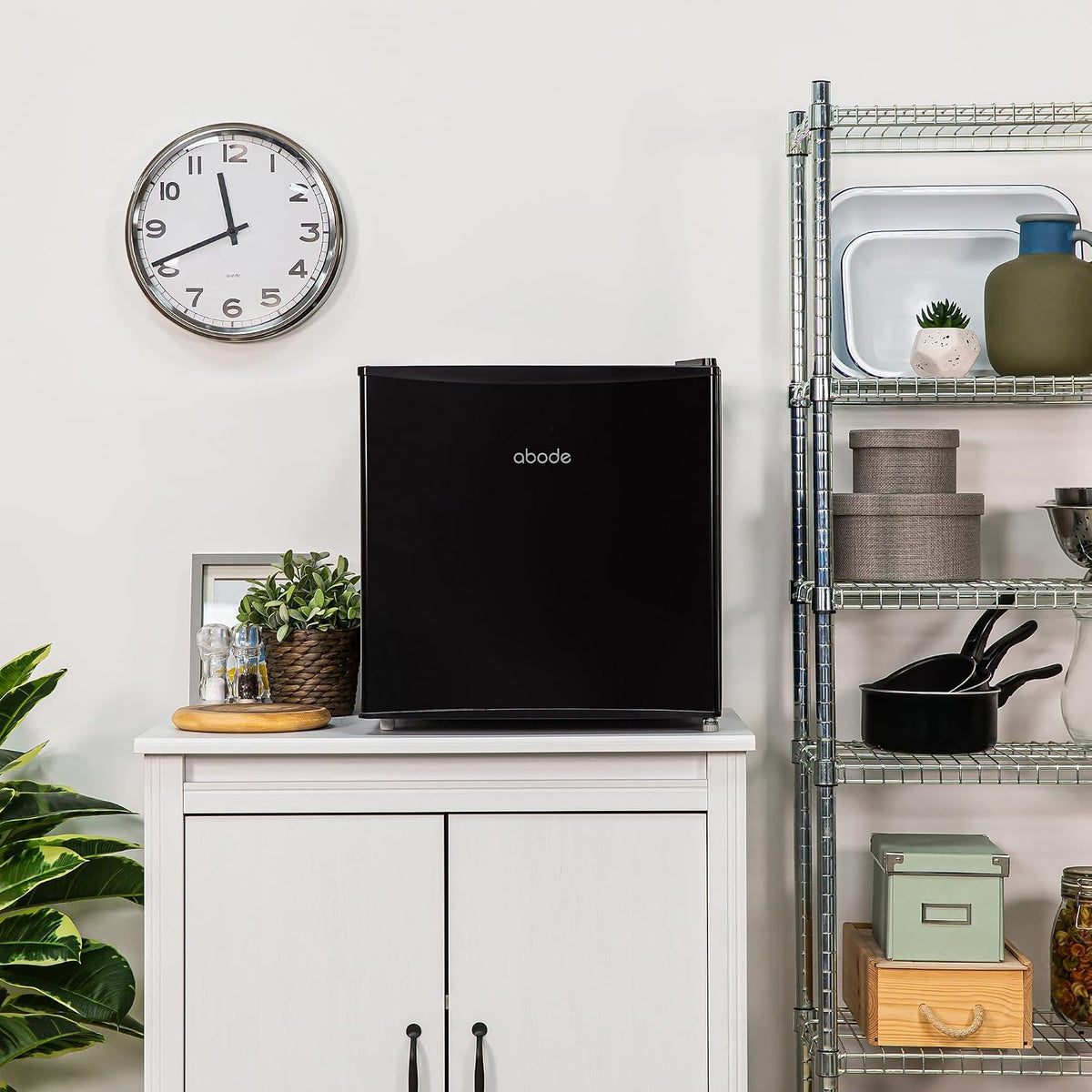 Table Top Mini Freezer 1.1 cu ft Black Freestanding