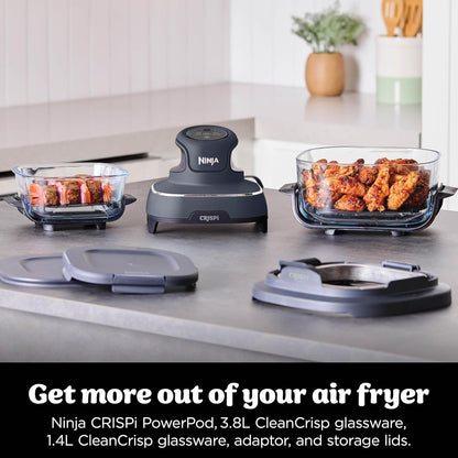 CRISPi Portable Air Fryer 4-in-1 4 Qt Cyber Space Blue