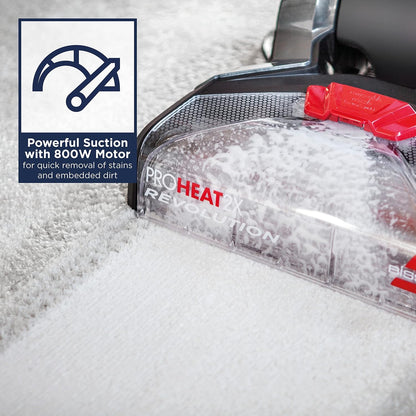 Carpet Cleaner ProHeat 2X Revolution With Heatwave Technology 3.9 Qt Red Black