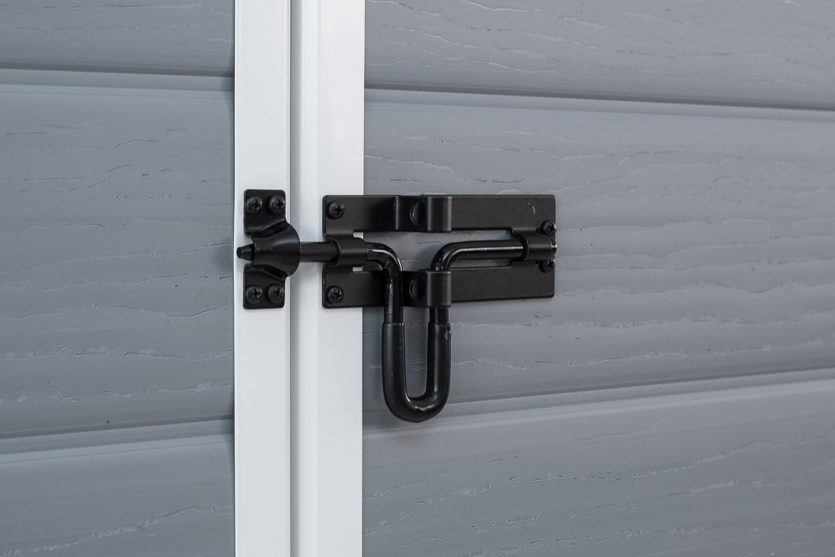 Garden Storage Shed 6 X 6 Ft Gray Resin Single Door