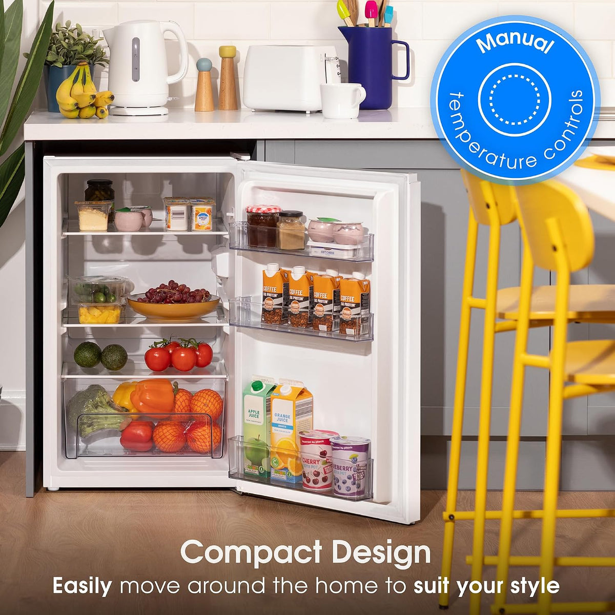 Freestanding Undercounter Fridge 4 cu ft 19.7in White