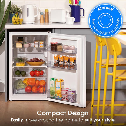 Freestanding Undercounter Fridge 4 cu ft 19.7in White