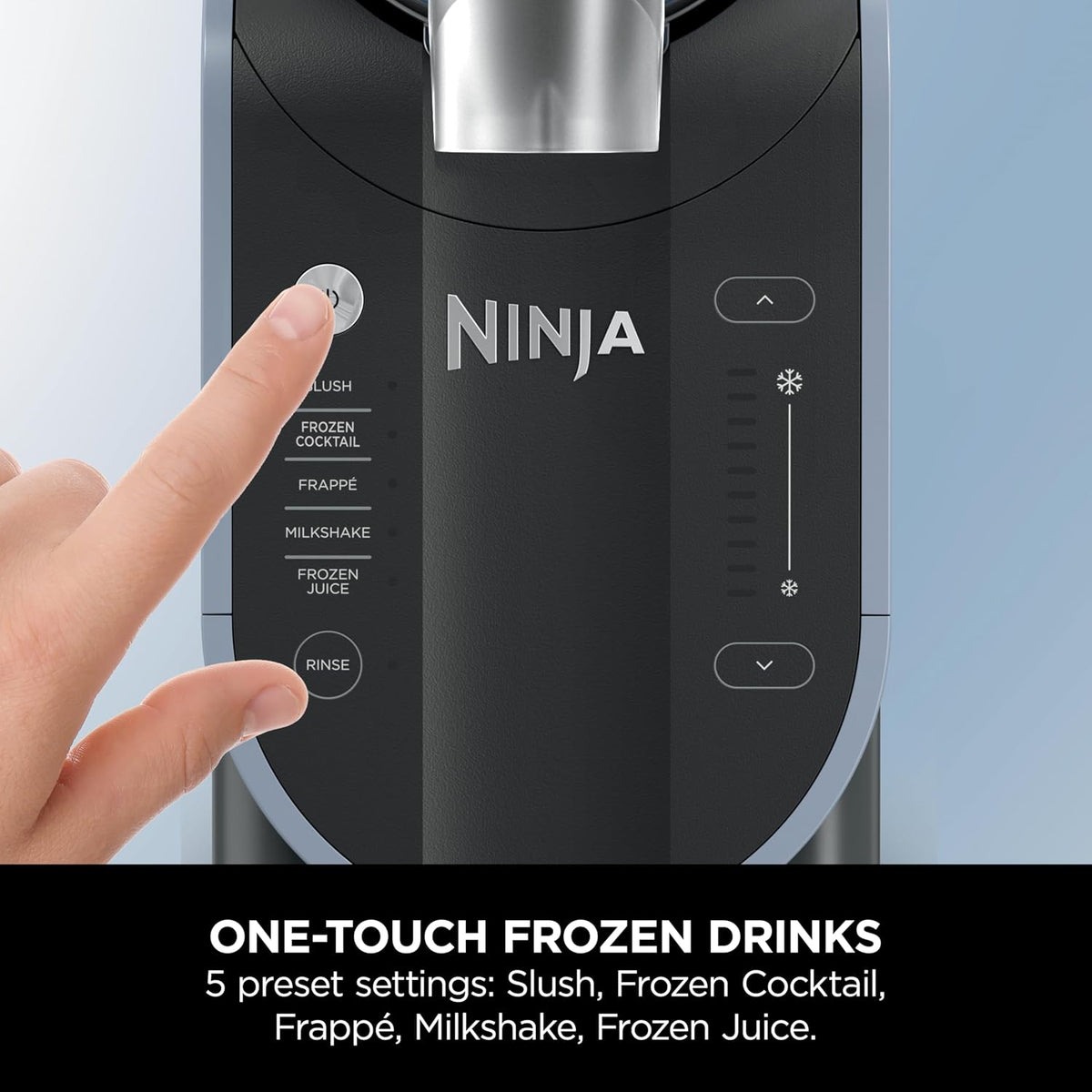 Frozen Drinks Maker 2 Qt 5 Presets WhisperChill Technology Arctic Blue