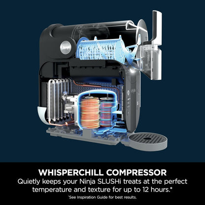 Frozen Drinks Maker 2 Qt 5 Presets WhisperChill Technology Arctic Blue