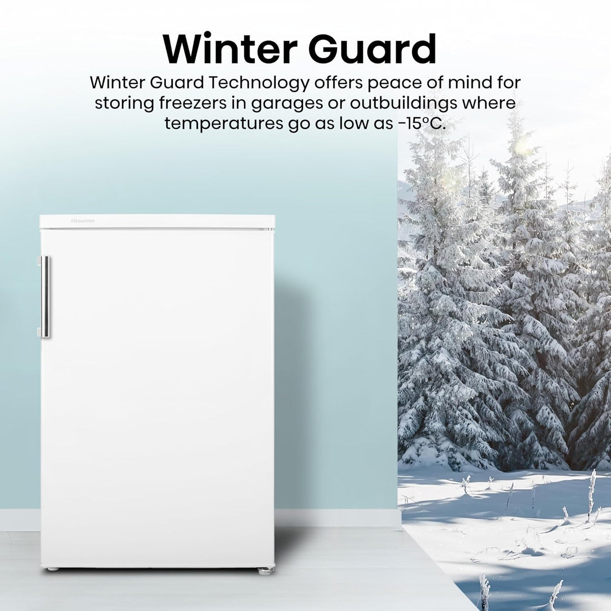 Freestanding Freezer 2.9 cu ft 22in White Undercounter