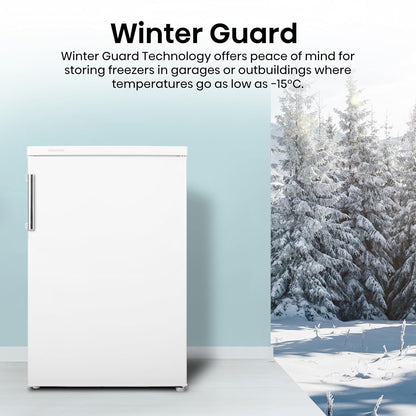 Freestanding Freezer 2.9 cu ft 22in White Undercounter