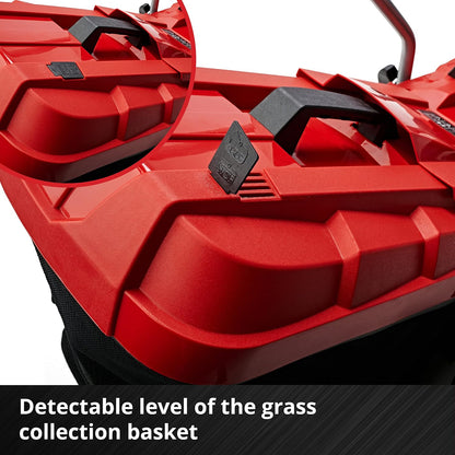 Cordless Lawn Mower 13in 18V 4.0Ah Brushless Motor Red Black