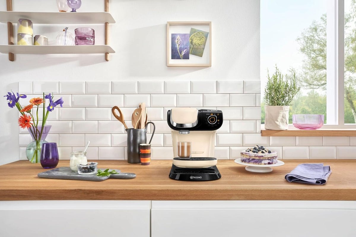 Coffee Machine 1500W 1.4 Qt T Disc Intellibrew Cream