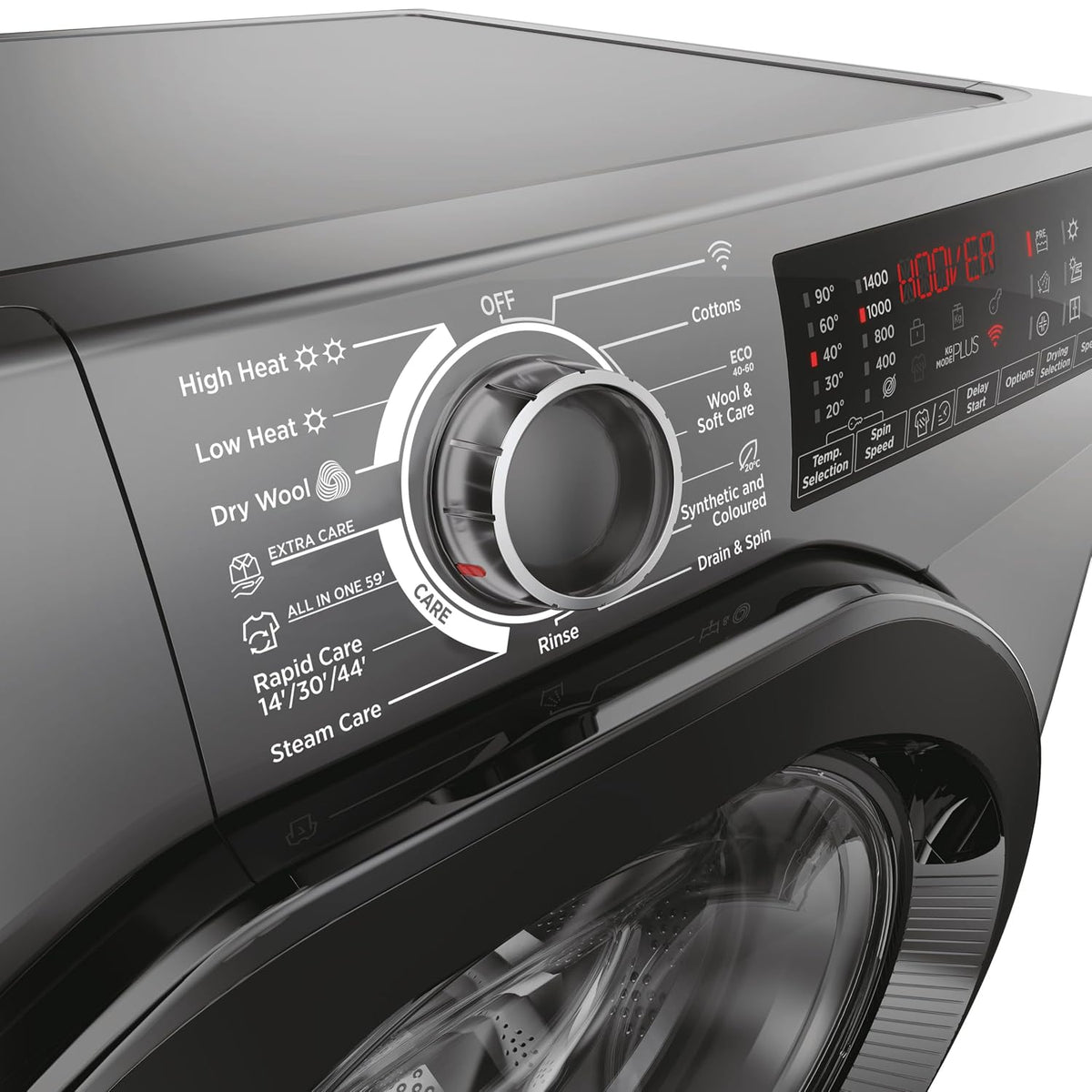 Freestanding Washer Dryer 19.8lb Wash 13.2lb Dry 1600Rpm Graphite