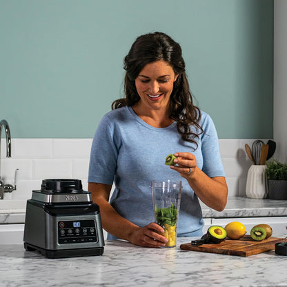 3-In-1 Food Processor And Blender With 5 Automatic Programs 1.9 Qt Black