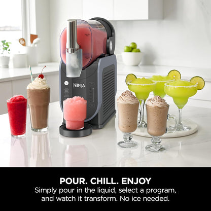 Frozen Drinks Maker 2 Qt 5 Presets WhisperChill Technology Arctic Blue